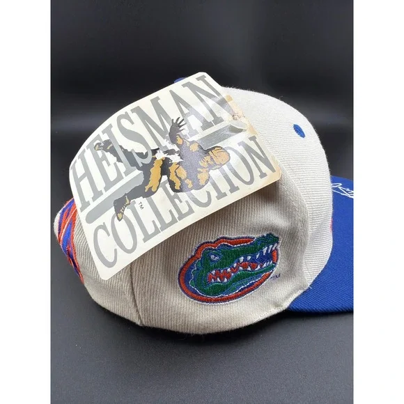 Vintage Florida Gators Steve Spurrier Heisman Collection Hat Snapback NWT White - Picture 5 of 7